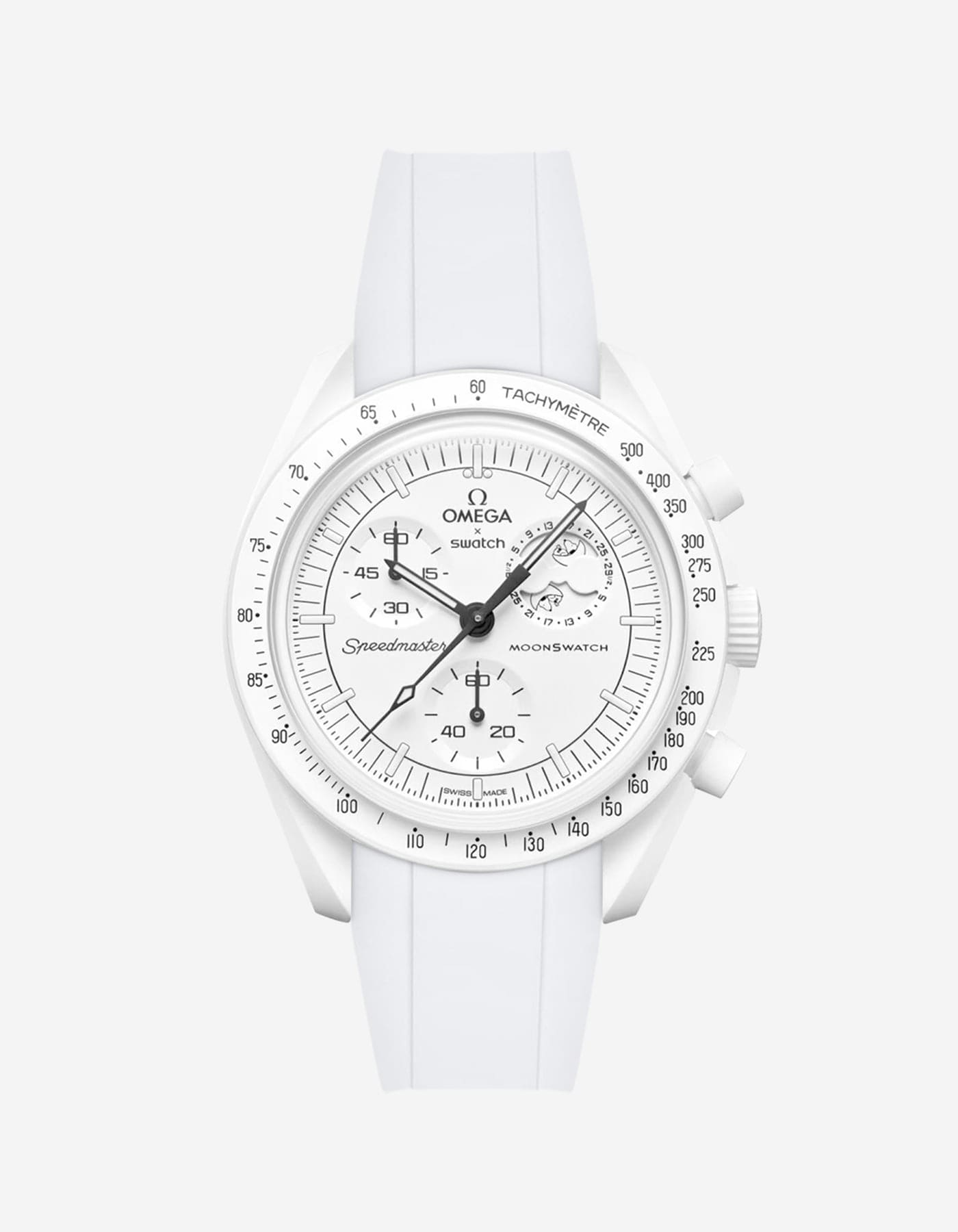 MoonSwatch Mission to the Moon Phase (Rubber Strap) - OM Luxury